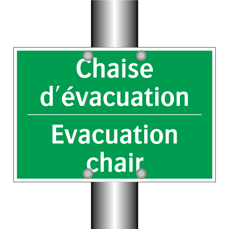 Chaise d'évacuation - Evacuation chair