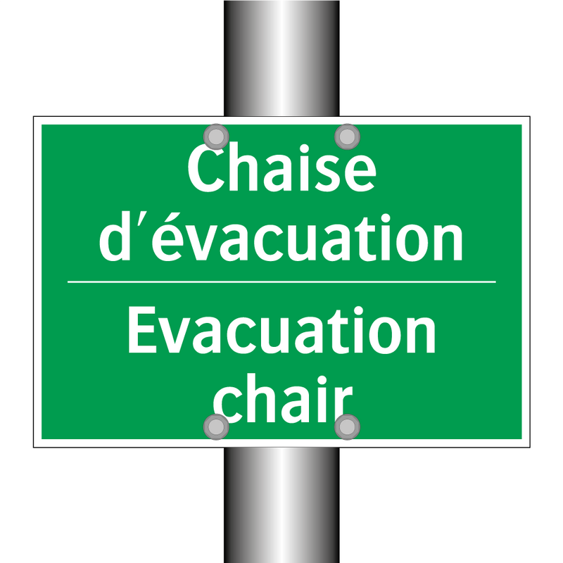 Chaise d'évacuation - Evacuation chair