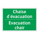 Chaise d'évacuation - Evacuation chair