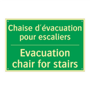 Chaise d'évacuation pour escaliers /.../ - Evacuation chair for stairs