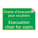 Chaise d'évacuation pour escaliers /.../ - Evacuation chair for stairs