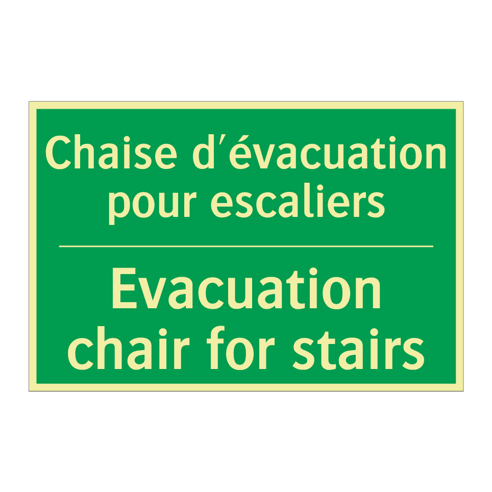 Chaise d'évacuation pour escaliers /.../ - Evacuation chair for stairs