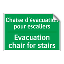Chaise d'évacuation pour escaliers /.../ - Evacuation chair for stairs
