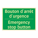 Bouton d'arrêt d'urgence - Emergency stop button