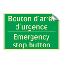 Bouton d'arrêt d'urgence - Emergency stop button