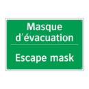 Masque d'évacuation - Escape mask