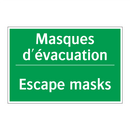 Masques d'évacuation - Escape masks