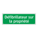 Défibrillateur sur la propriété