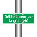 Défibrillateur sur la propriété