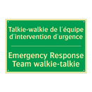 Talkie-walkie de l'équipe d'intervention /.../ - Emergency Response Team walkie-talkie /.../