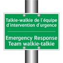 Talkie-walkie de l'équipe d'intervention /.../ - Emergency Response Team walkie-talkie /.../