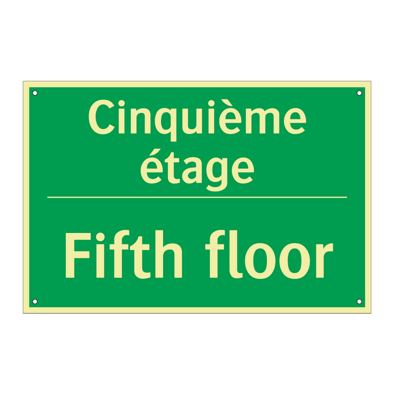 Cinquième étage - Fifth floor