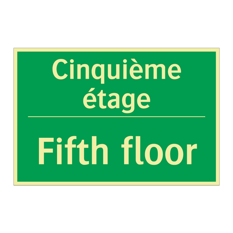 Cinquième étage - Fifth floor