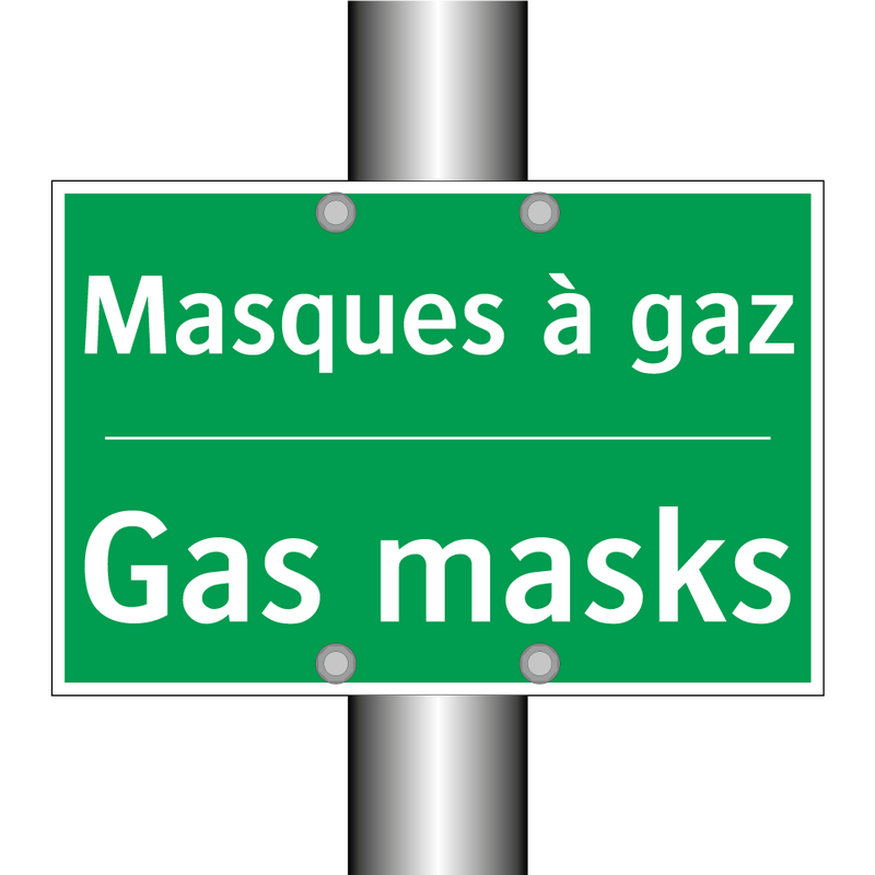 Masques à gaz - Gas masks