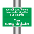 Tourner dans le sens inverse des /.../ - Turn counterclockwise