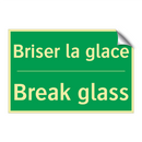 Briser la glace - Break glass