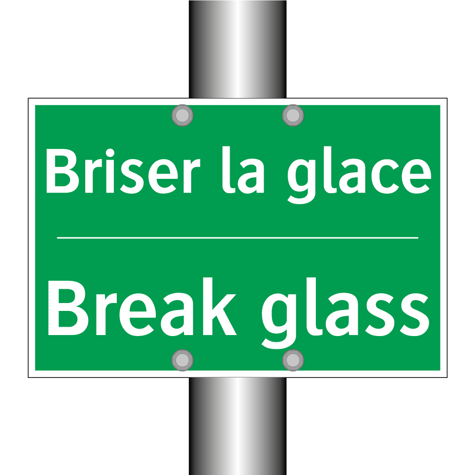 Briser la glace - Break glass