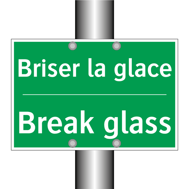 Briser la glace - Break glass