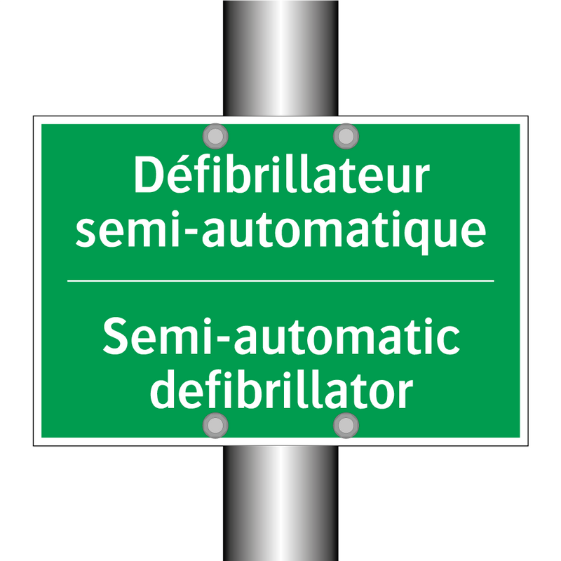 Défibrillateur semi-automatique /.../ - Semi-automatic defibrillator