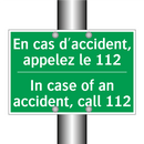 En cas d'accident, appelez le /.../ - In case of an accident, call 112 /.../