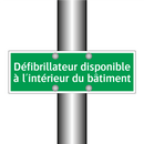 Défibrillateur disponible à l'intérieur du bâtiment