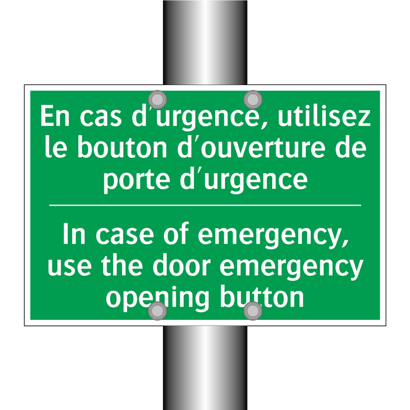 En cas d'urgence, utilisez le /.../ - In case of emergency, use the /.../