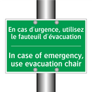En cas d'urgence, utilisez le /.../ - In case of emergency, use evacuation /.../