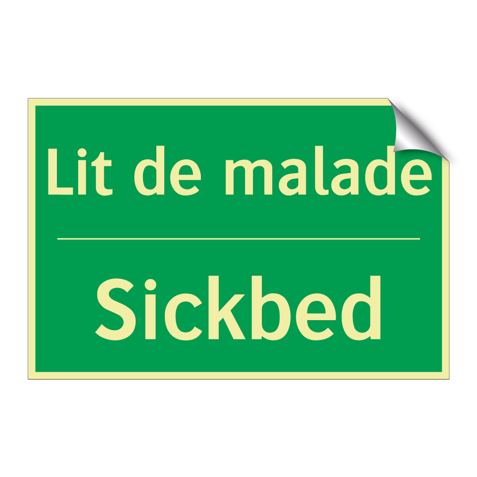 Lit de malade - Sickbed