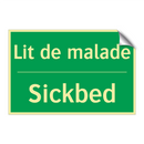 Lit de malade - Sickbed