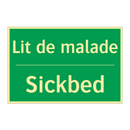 Lit de malade - Sickbed
