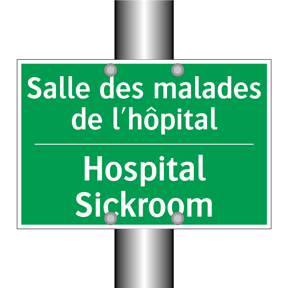 Salle des malades de l'hôpital - Hospital Sickroom