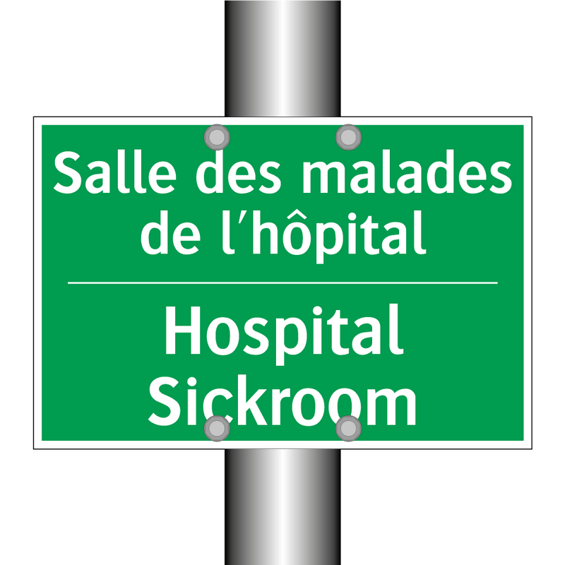 Salle des malades de l'hôpital - Hospital Sickroom
