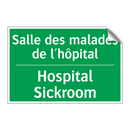 Salle des malades de l'hôpital - Hospital Sickroom