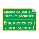Alarme de sortie de secours sécurisée /.../ - Emergency exit alarm secured