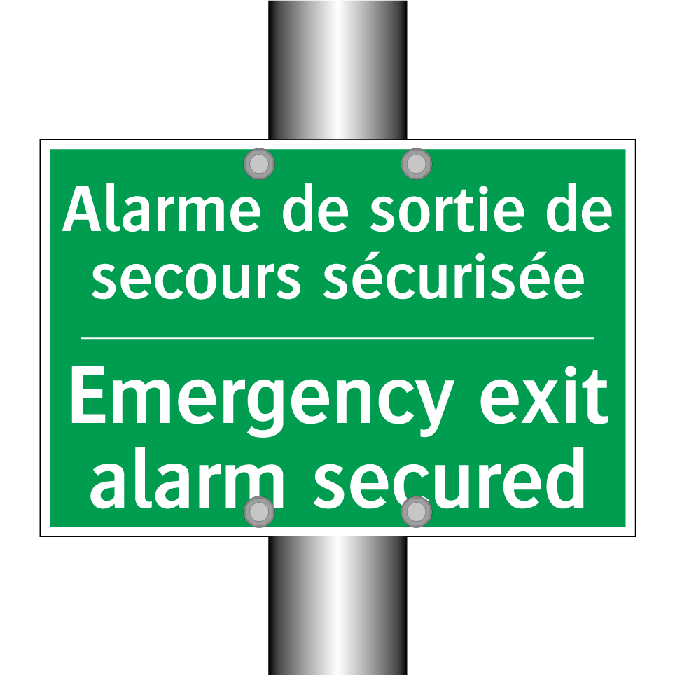 Alarme de sortie de secours sécurisée /.../ - Emergency exit alarm secured