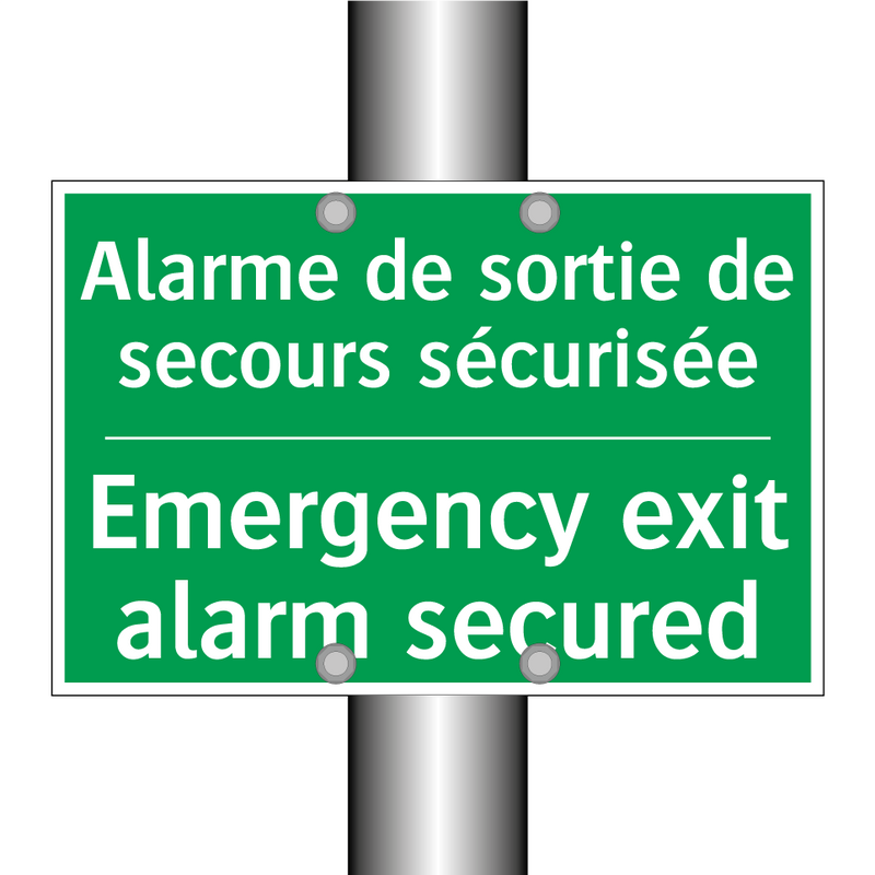 Alarme de sortie de secours sécurisée /.../ - Emergency exit alarm secured