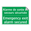 Alarme de sortie de secours sécurisée /.../ - Emergency exit alarm secured