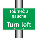 Tournez à gauche - Turn left