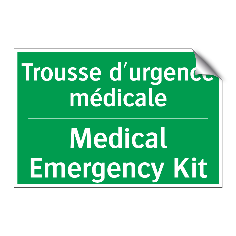 Trousse d'urgence médicale - Medical Emergency Kit