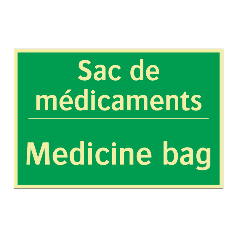 Sac de médicaments - Medicine bag