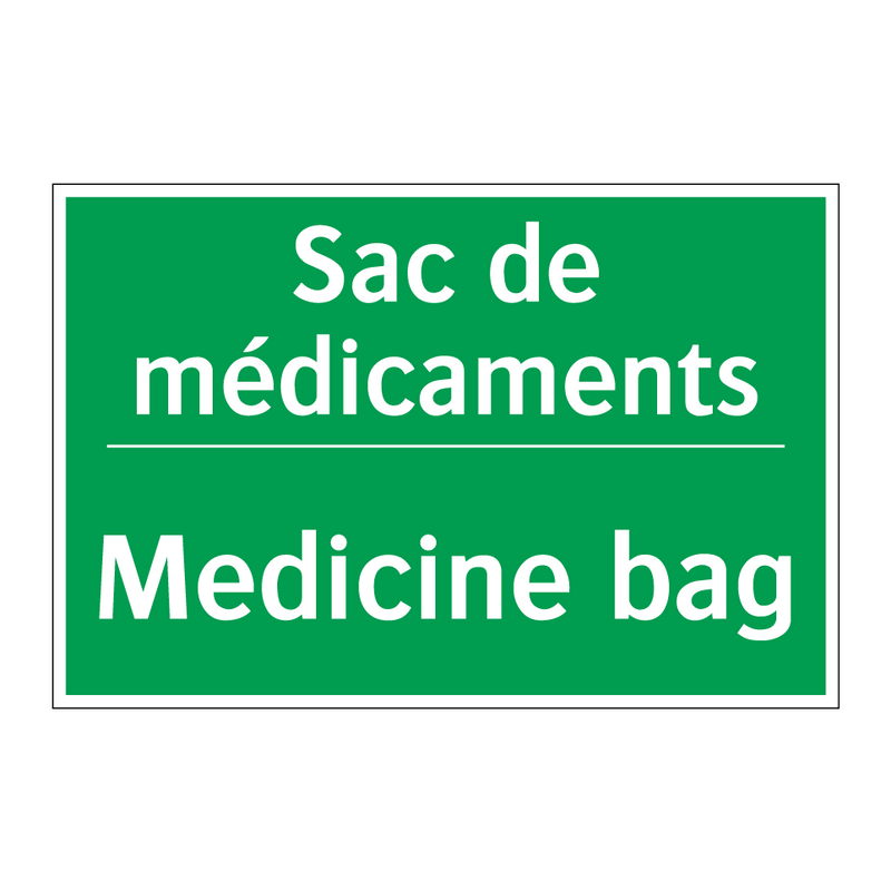 Sac de médicaments - Medicine bag