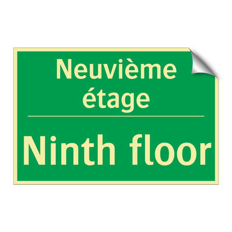 Neuvième étage - Ninth floor