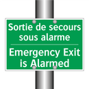 Sortie de secours sous alarme - Emergency Exit is Alarmed