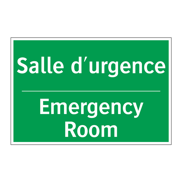 Salle d'urgence - Emergency Room