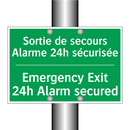 Sortie de secours Alarme 24h sécurisée /.../ - Emergency Exit 24h Alarm secured /.../