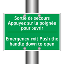 Sortie de secours Appuyez sur /.../ - Emergency exit Push the handle /.../