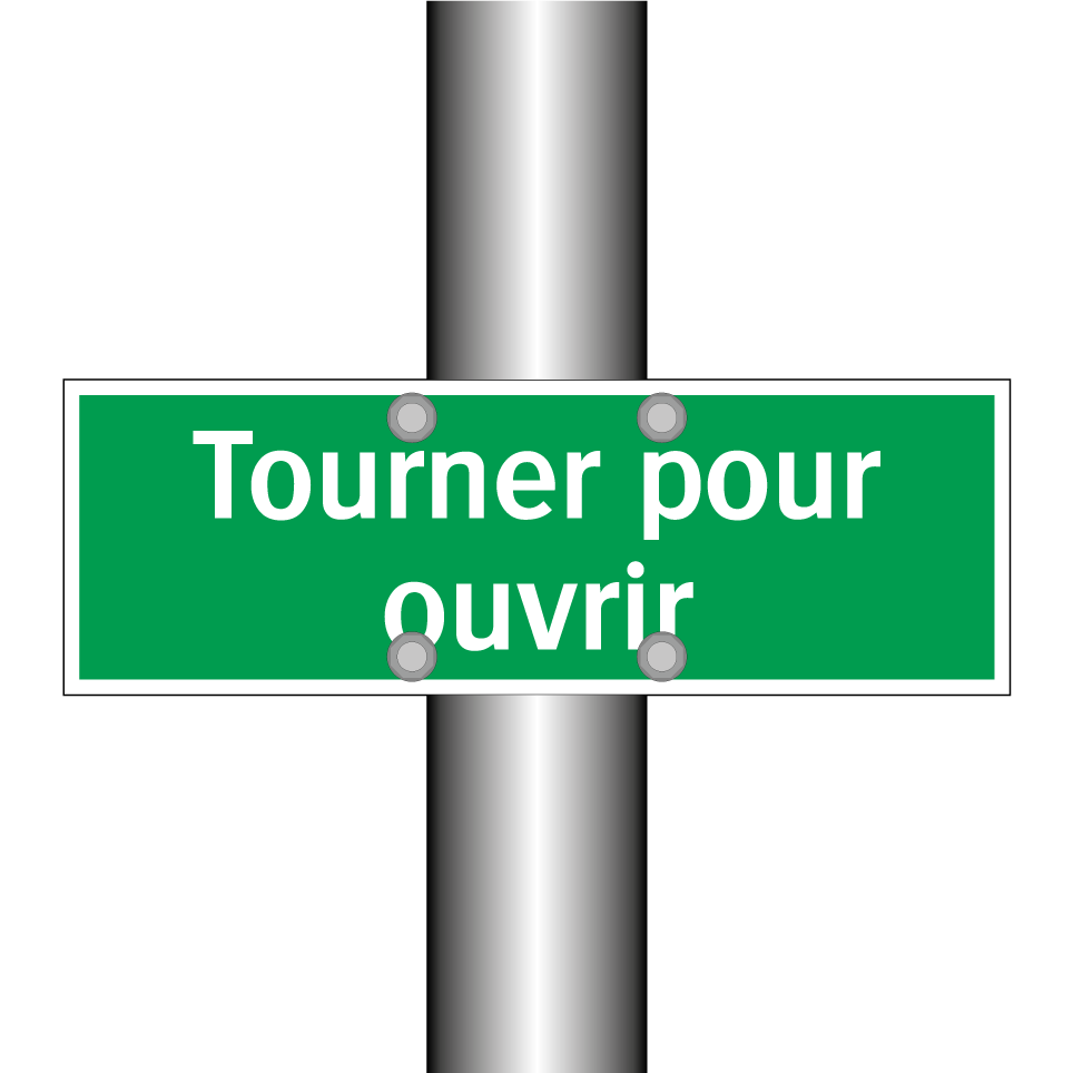 Tourner pour ouvrir