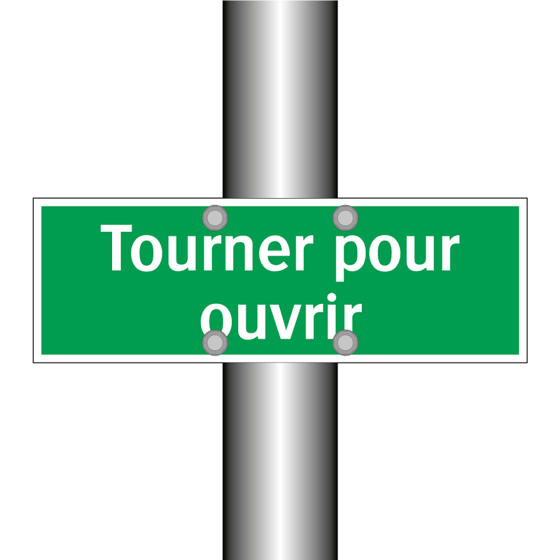 Tourner pour ouvrir