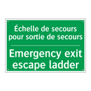 Échelle de secours pour sortie /.../ - Emergency exit escape ladder