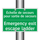 Échelle de secours pour sortie /.../ - Emergency exit escape ladder